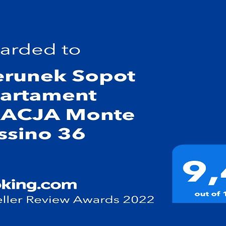 Kierunek Sopot Apartament Gracja Monte Cassino 36 外观 照片